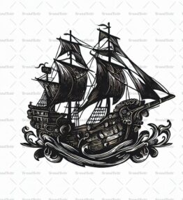 Antikes Piratenschiff